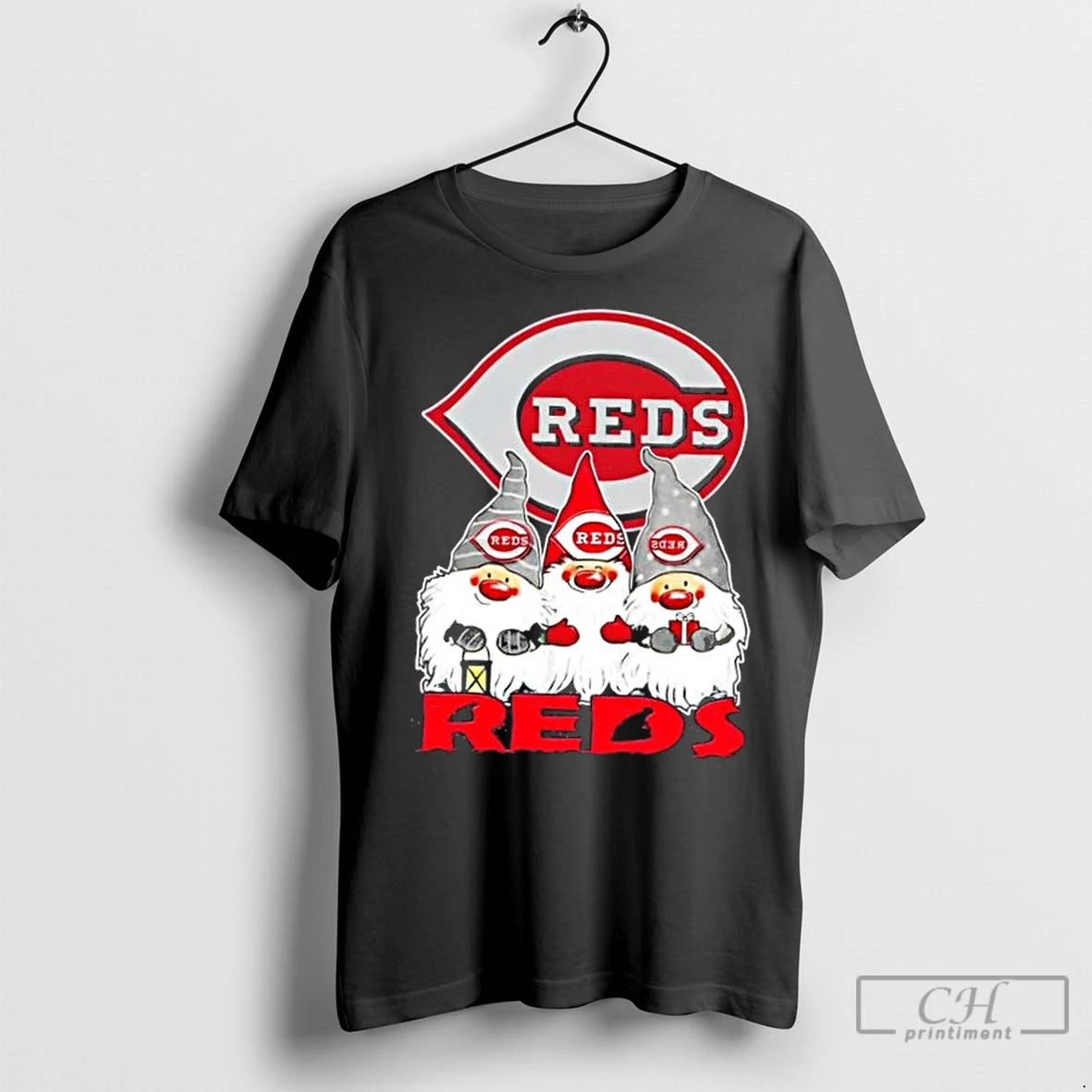 Classic Cincinnati Reds X Gnomes Xmas Christmas T-Shirts, Hoodie, Sweatshirt | InkNestWear.com