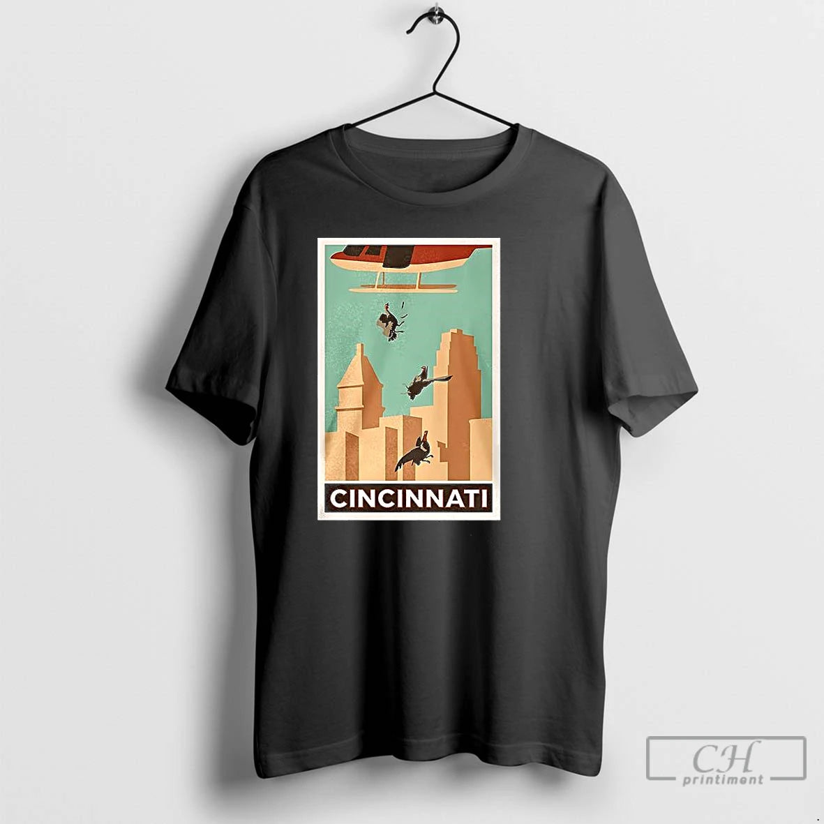 Classic Cincinnati Turkey Drop Wkrp T-Shirts, Hoodie, Sweatshirt | InkNestWear.com