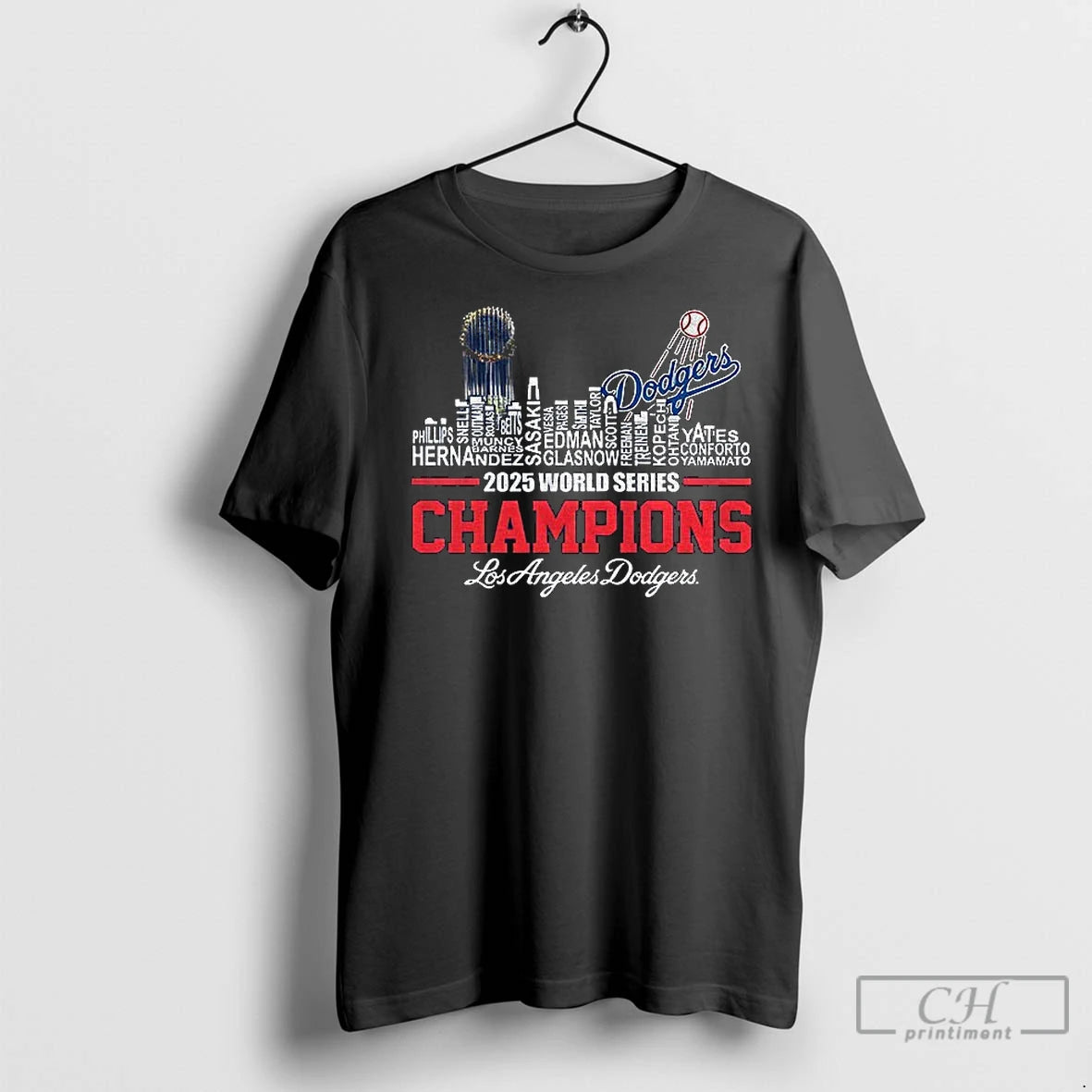 Classic City Skyline 2025 World Series Champs Los Angeles Dodgers Mlb Baseball T-Shirts, Hoodie, Sweatshirt | InkNestWear.com