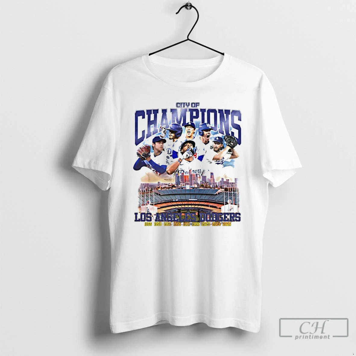 Classic City Of Champions Los Angeles Dodgers 9x World Series T Shirts Hoodie, Sweatshirt | InkNestWear.com