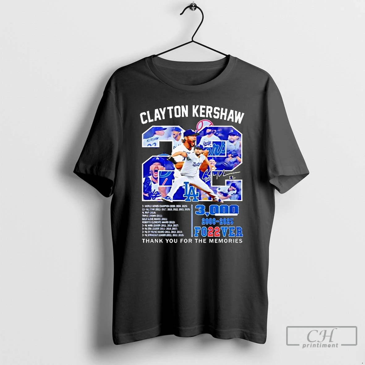 Classic Clayton Kershaw 22 Los Angeles Dodgers Legend Forever T Shirts Hoodie, Sweatshirt | InkNestWear.com