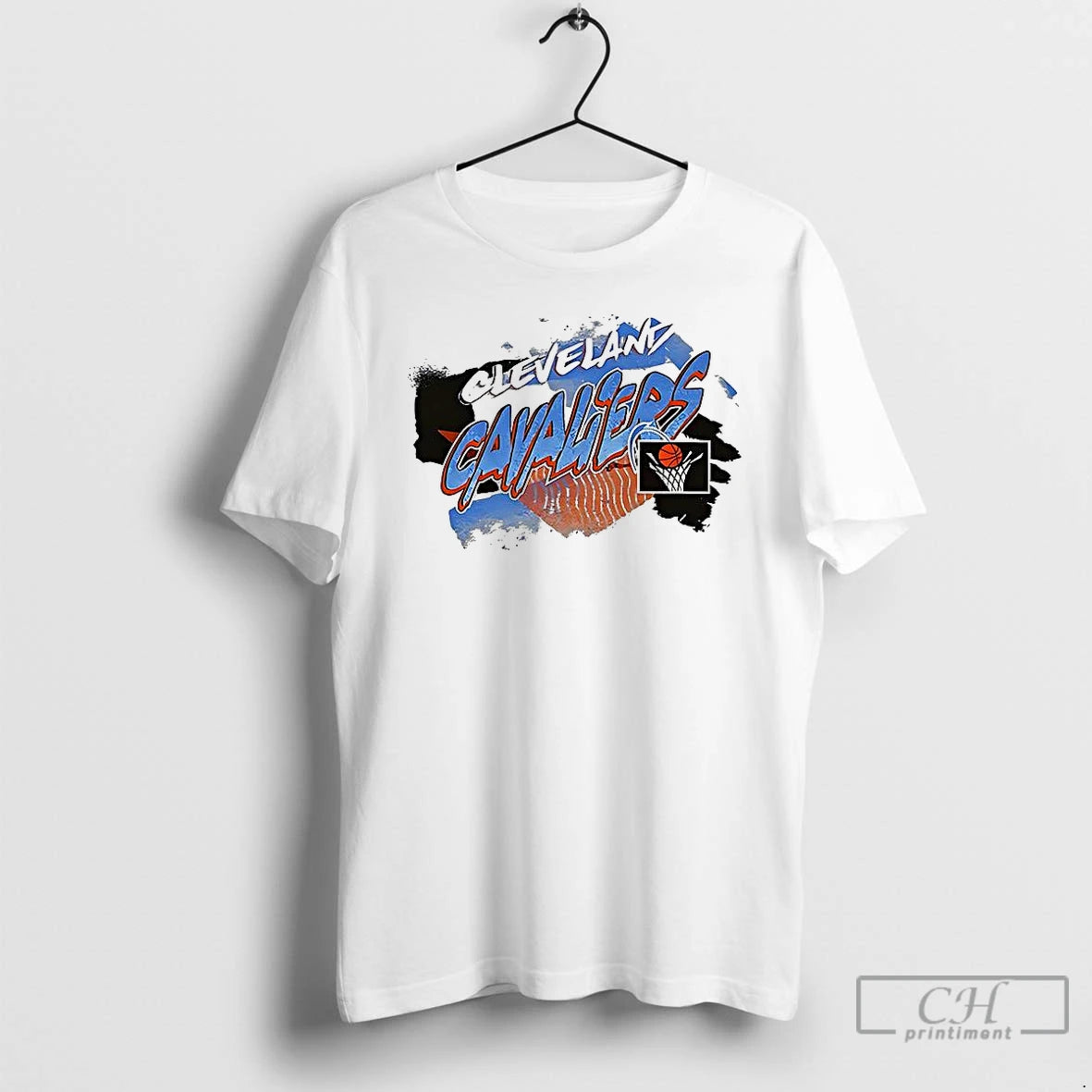 Classic Cleveland Cavaliers Nba Logo Paint Stains T Shirts Hoodie, Sweatshirt | InkNestWear.com