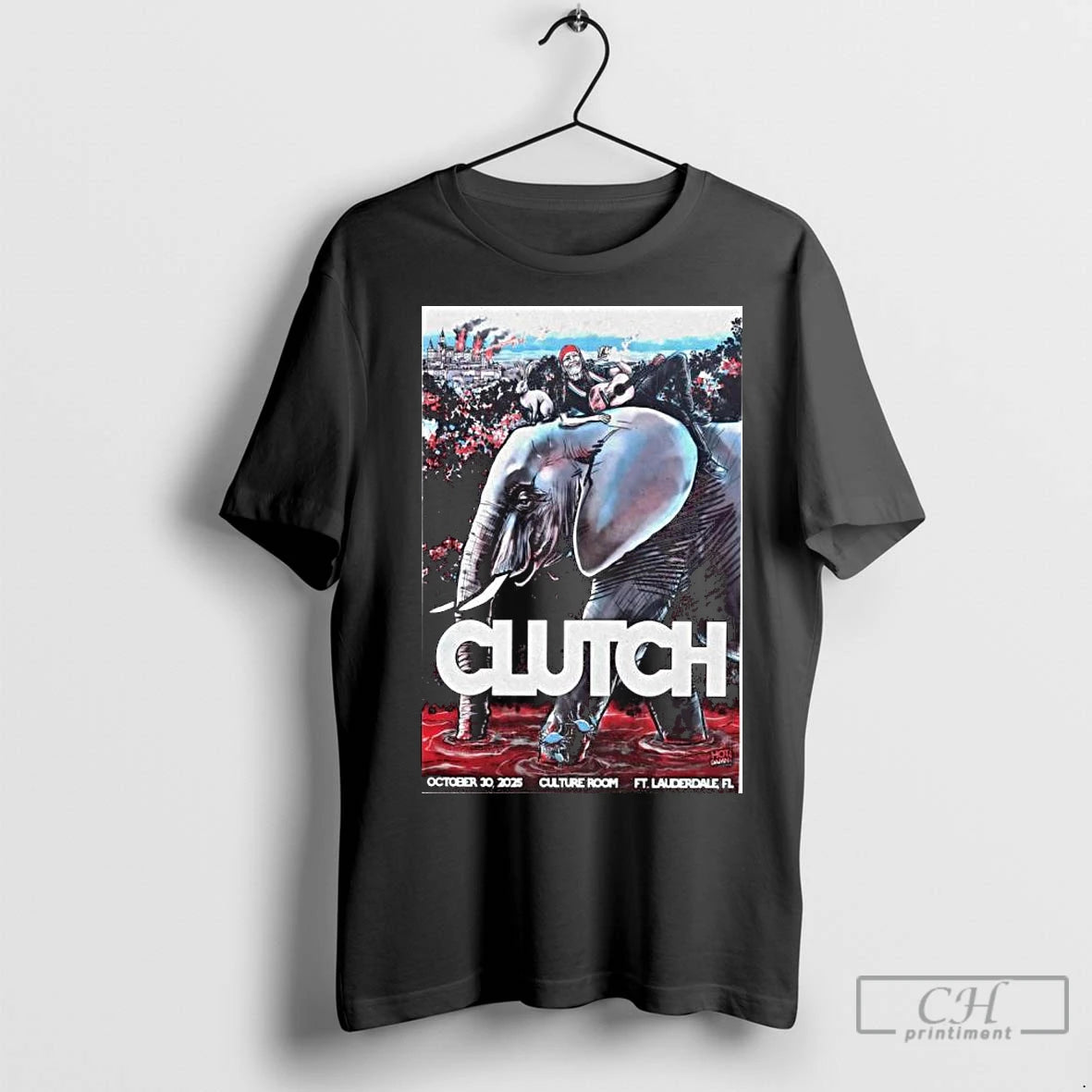 Classic Clutch Ft Lauderdale Halloween Show On Oct 30 2025 Long Sleve T-Shirts, Hoodie, Sweatshirt | InkNestWear.com