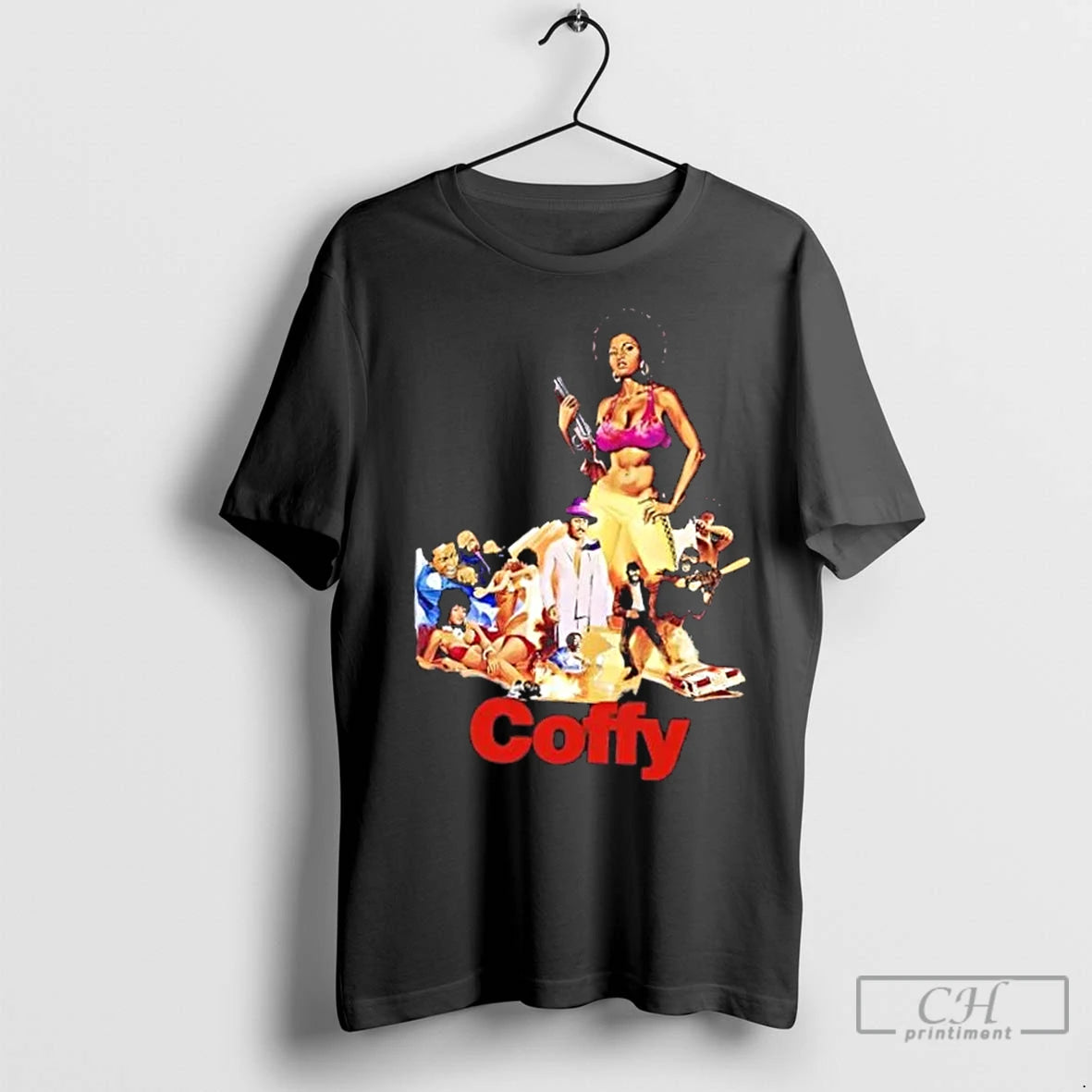 Classic Coffy 1973 Pam Grier Booker Bradshaw T-Shirts, Hoodie, Sweatshirt | InkNestWear.com