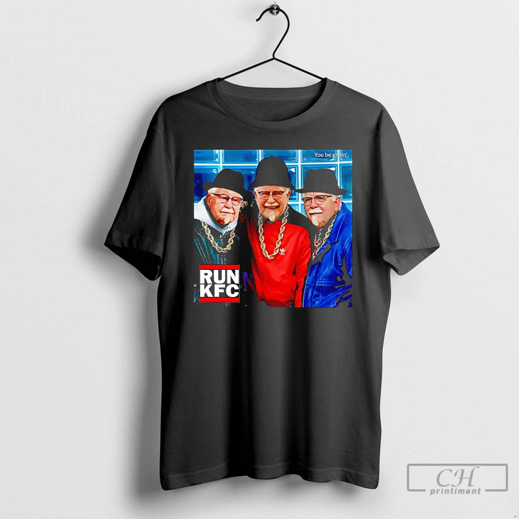 Classic Colonel Sanders Run Kfc You Be Grillin T Shirts Hoodie, Sweatshirt | InkNestWear.com