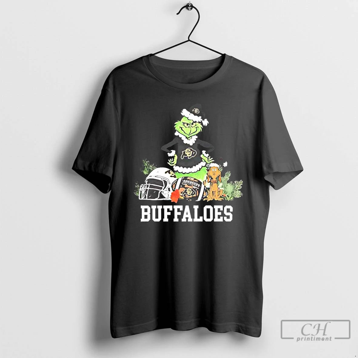 Classic Colorado Buffaloes The Grinch And Max Helmet Christmas 2025 T-Shirts, Hoodie, Sweatshirt | InkNestWear.com
