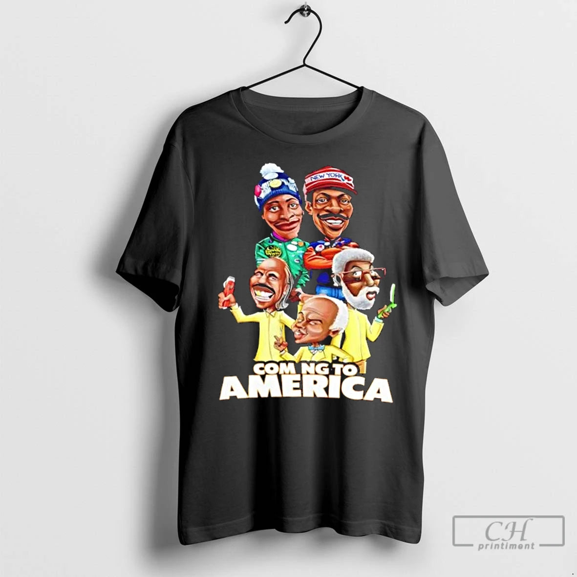 Classic Coming To America 1988 Caricature Vintage T-Shirts, Hoodie, Sweatshirt | InkNestWear.com