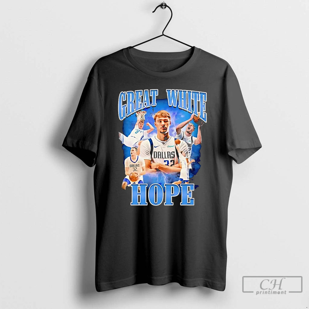 Classic Cooper Flagg Great White Hope Dallas Mavericks T Shirts Hoodie, Sweatshirt | InkNestWear.com