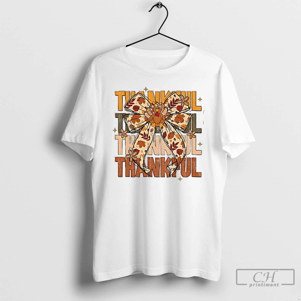 Classic Coquette Thankful Turkey Boho Floral Fall Thanksgiving T-Shirts, Hoodie, Sweatshirt | InkNestWear.com
