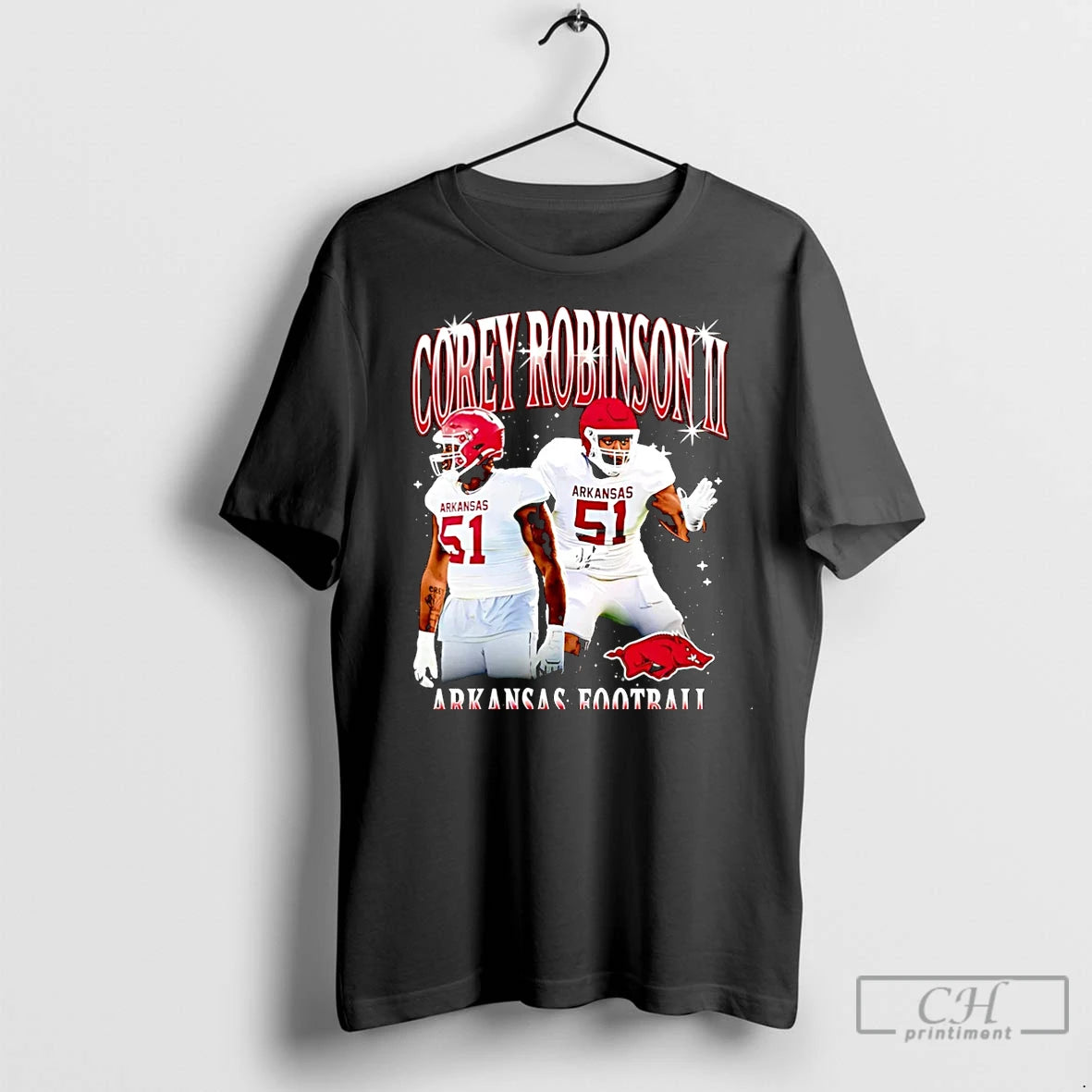 Classic Corey Robinson Arkansas Football Retro Christmas Ornaments T-Shirts, Hoodie, Sweatshirt | InkNestWear.com