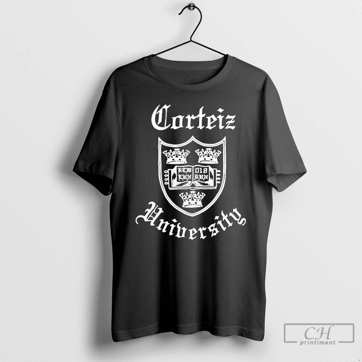 Classic Corteiz University Uni Burgundy Logo T Shirts Hoodie, Sweatshirt | InkNestWear.com