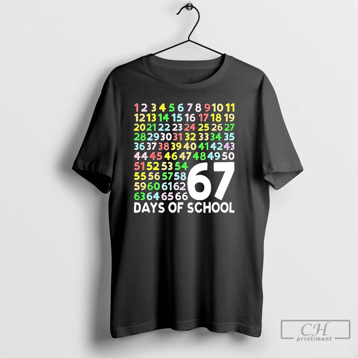 Classic Count To 67 Days Of School Six Seven Meme T-Shirts, Hoodie, Sweatshirt | InkNestWear.com