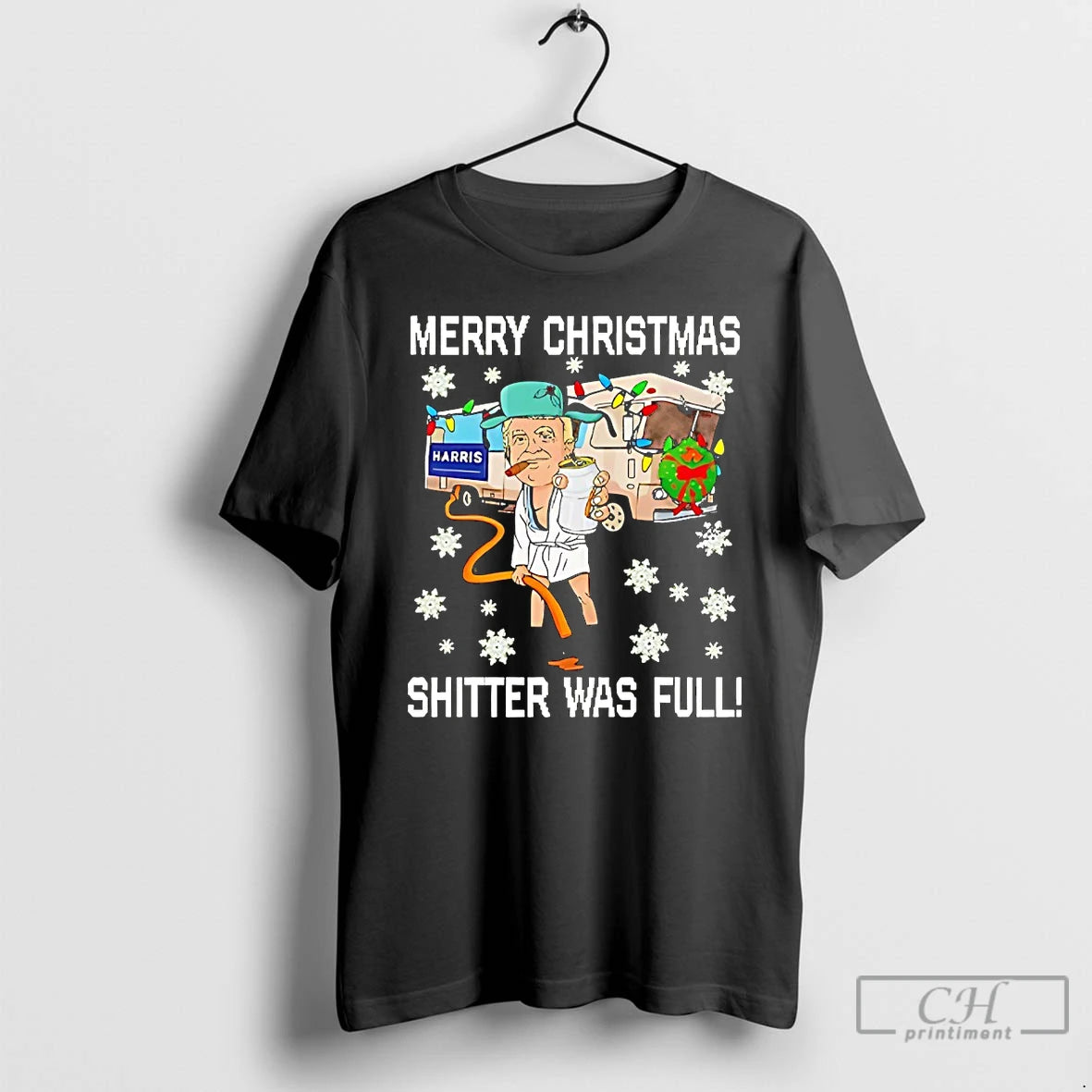 Classic Cousin Eddie Merry Christmas Shitter Was Full T Shirts Hoodie, Sweatshirt | InkNestWear.com