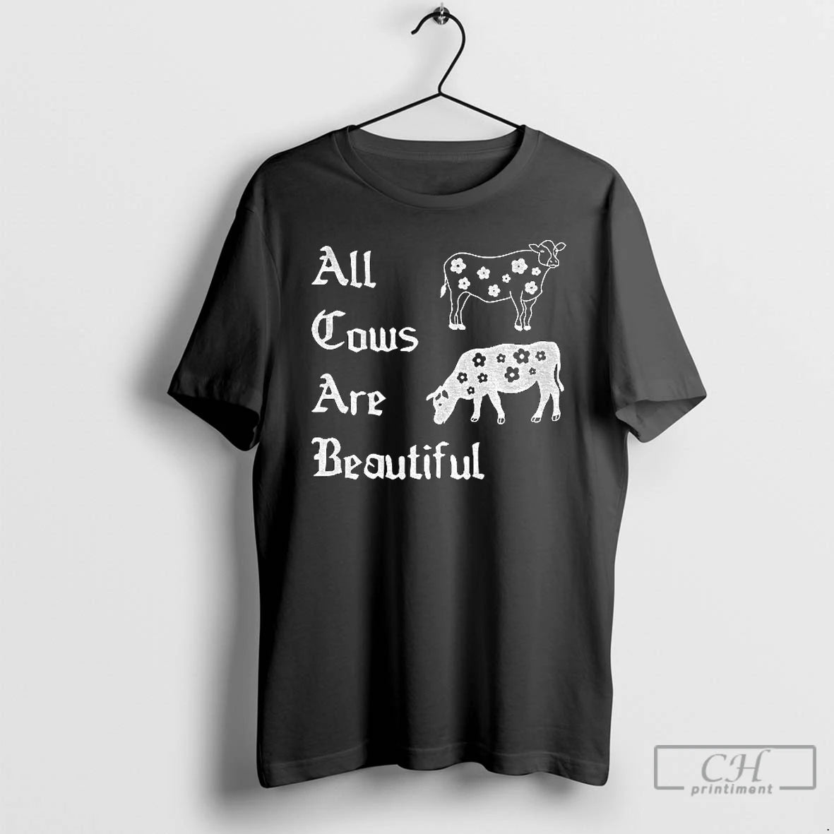 Classic Cow All Cows Are Beautiful Vintage T Shirts Hoodie, Sweatshirt | InkNestWear.com