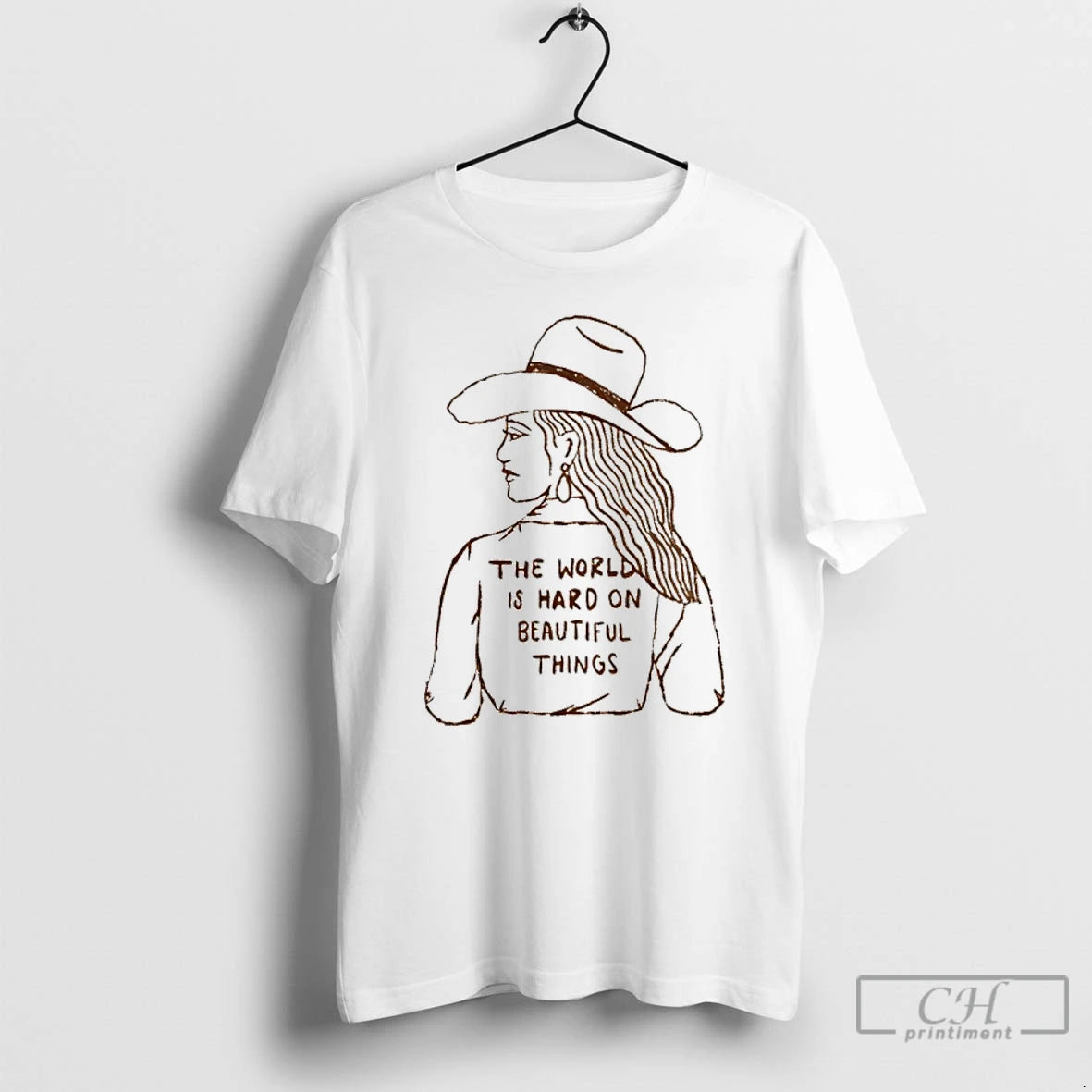 Classic Cowgirl The World Is Hard On Beautiful Things T Shirts Hoodie, Sweatshirt | InkNestWear.com