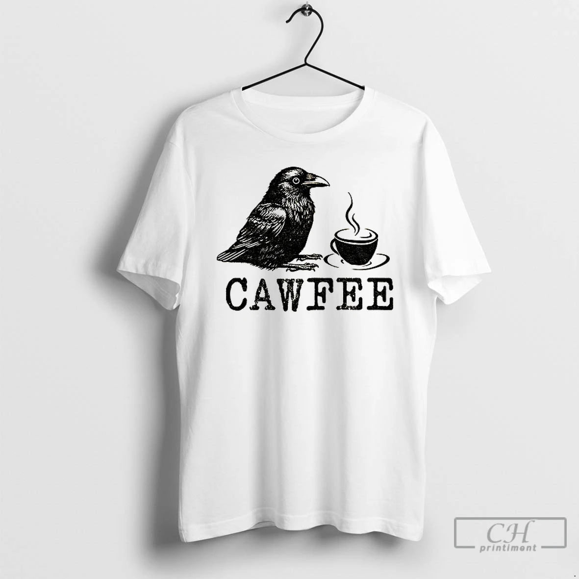 Classic Crow Cawfee Funny Japan Meme F Caw F T Shirts Hoodie, Sweatshirt | InkNestWear.com