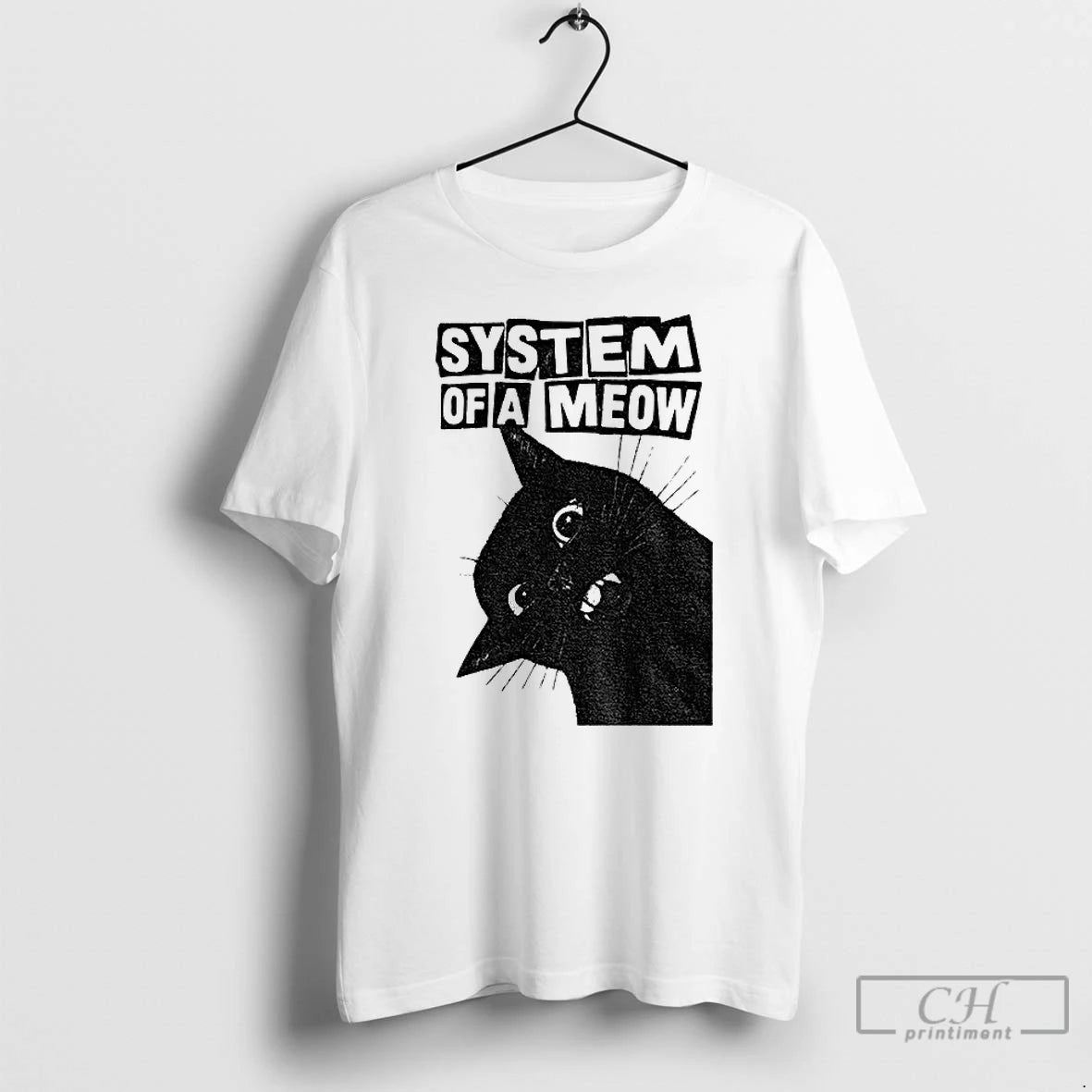 Classic Cute Black Cat System Of A Meow T-Shirts, Hoodie, Sweatshirt | InkNestWear.com