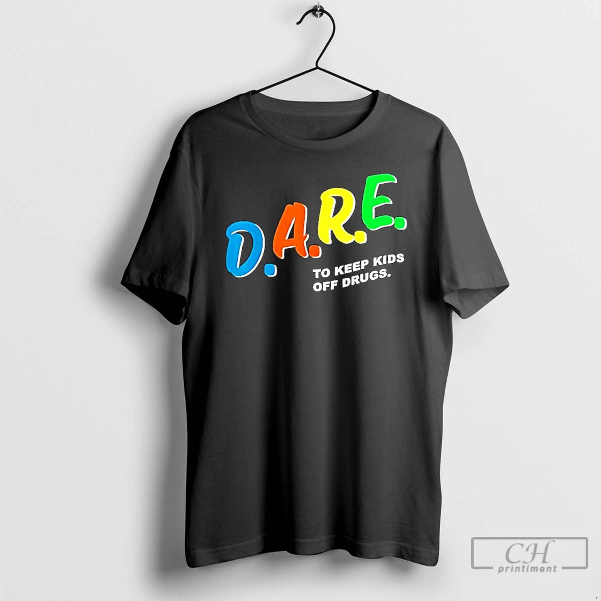 Classic D A R E To Keep Kids Off Drugs Colors Logo T Shirts Hoodie, Sweatshirt | InkNestWear.com
