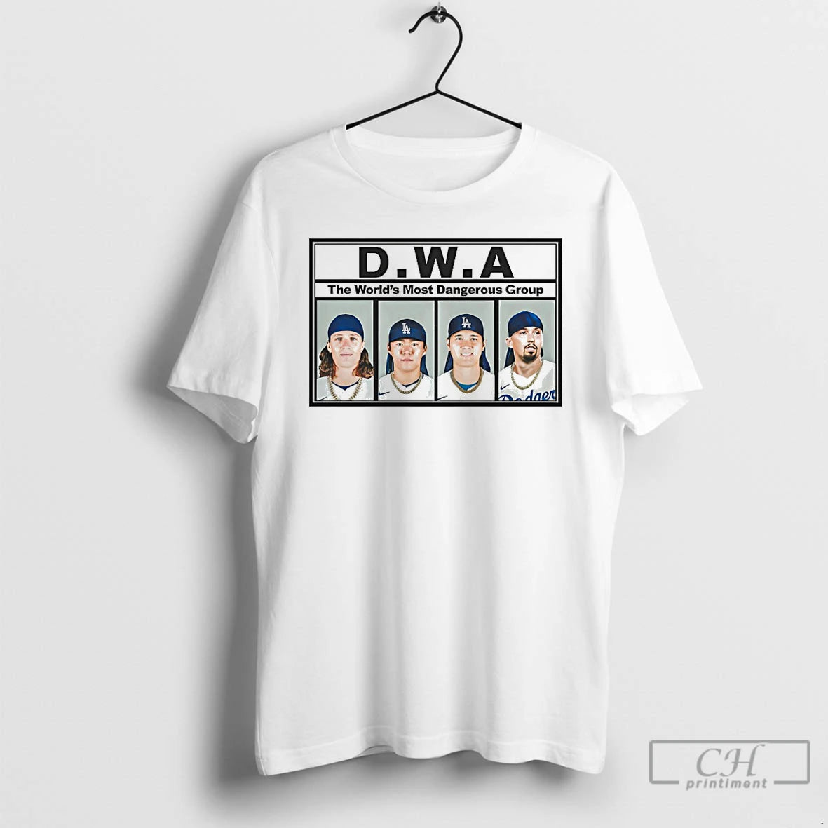 Classic D W A The Worlds Most Dangerous Group Los Angeles Dodgers T Shirts Hoodie, Sweatshirt | InkNestWear.com