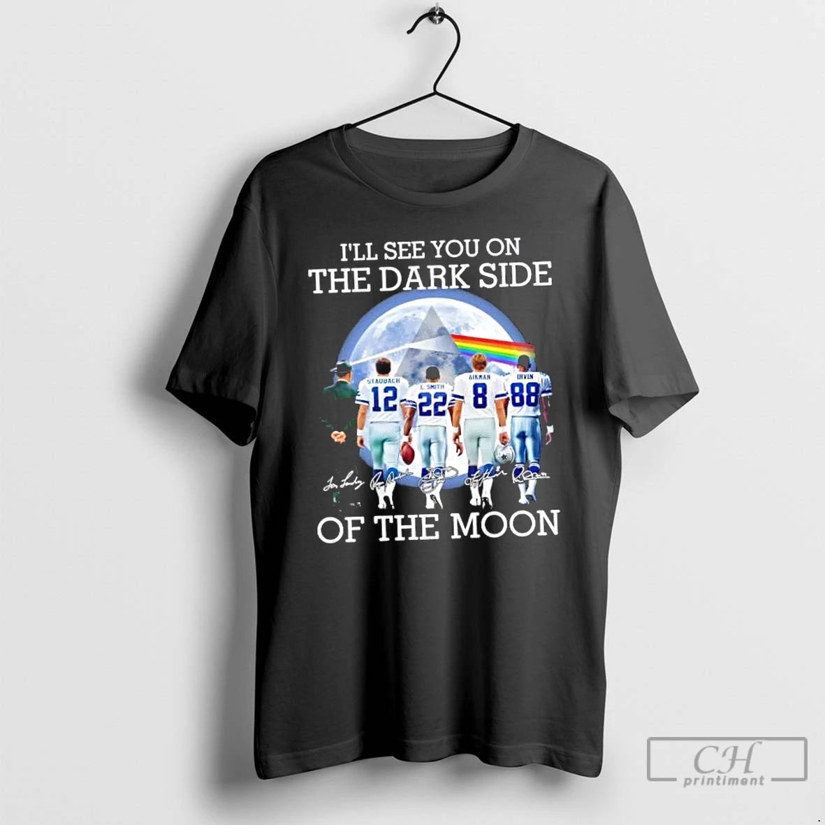 Classic Dallas Cowboys Legends Ill See You On The Dark Side Of The Moon T-Shirts, Hoodie, Sweatshirt | InkNestWear.com