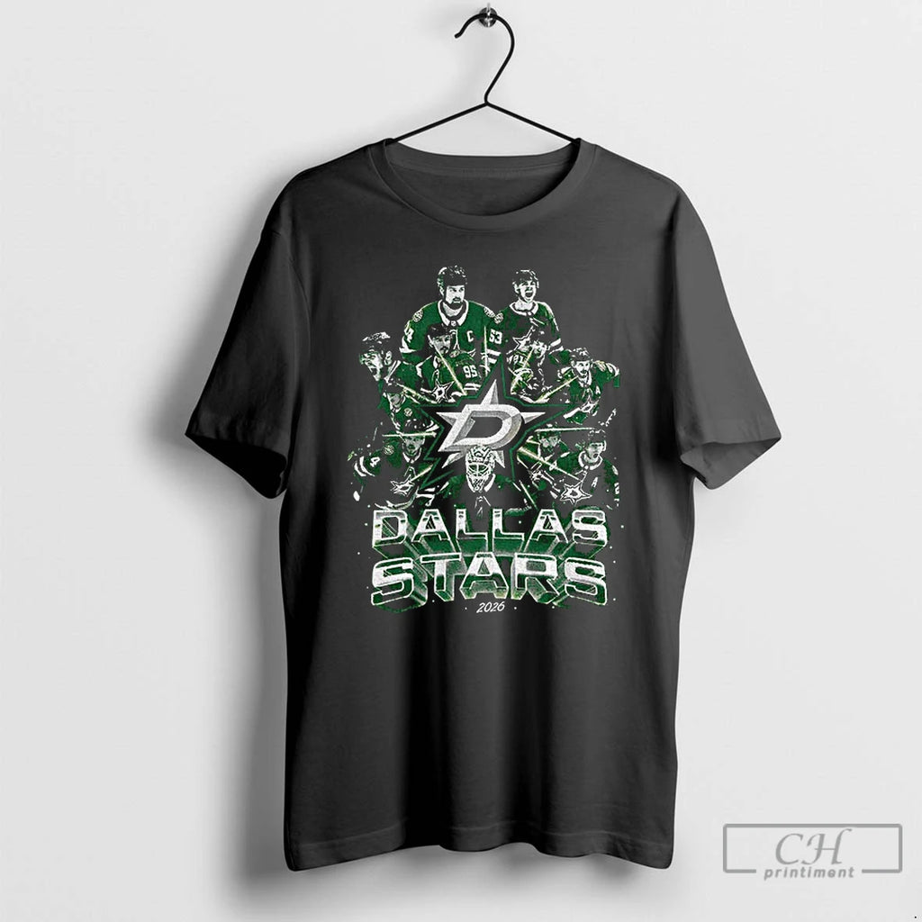 Classic Dallas Stars Hockey Team 2026 Vintage Graphic T Shirts Hoodie, Sweatshirt | InkNestWear.com