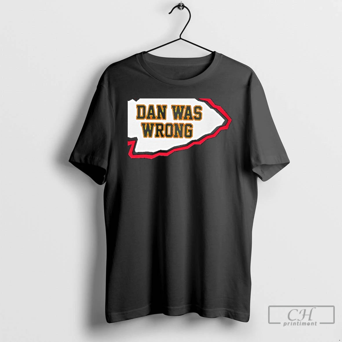 Classic Dan Was Wrong Kansas City Chiefs Logo Parody T Shirts Hoodie, Sweatshirt | InkNestWear.com