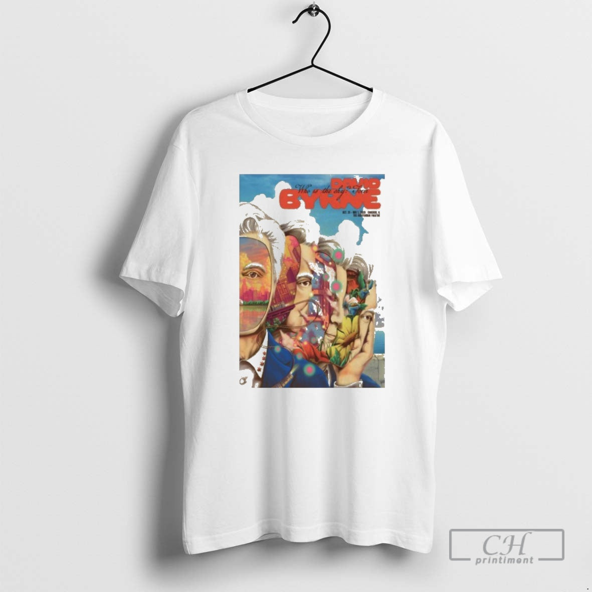 Classic David Byrne Who Is The Sky Tour Chicago On October 31 Nov 1 2025 T-Shirts, Hoodie, Sweatshirt | InkNestWear.com