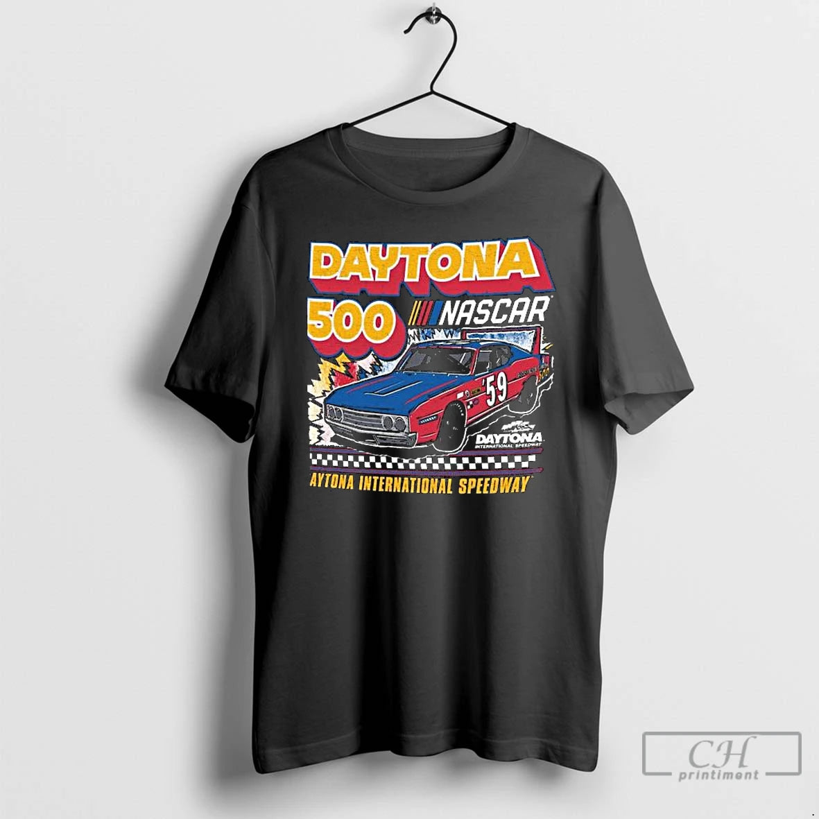 Classic Daytona International Speedway 47 Black Daytona 500 Race Day Foundation Long Sleve T Shirts Hoodie, Sweatshirt