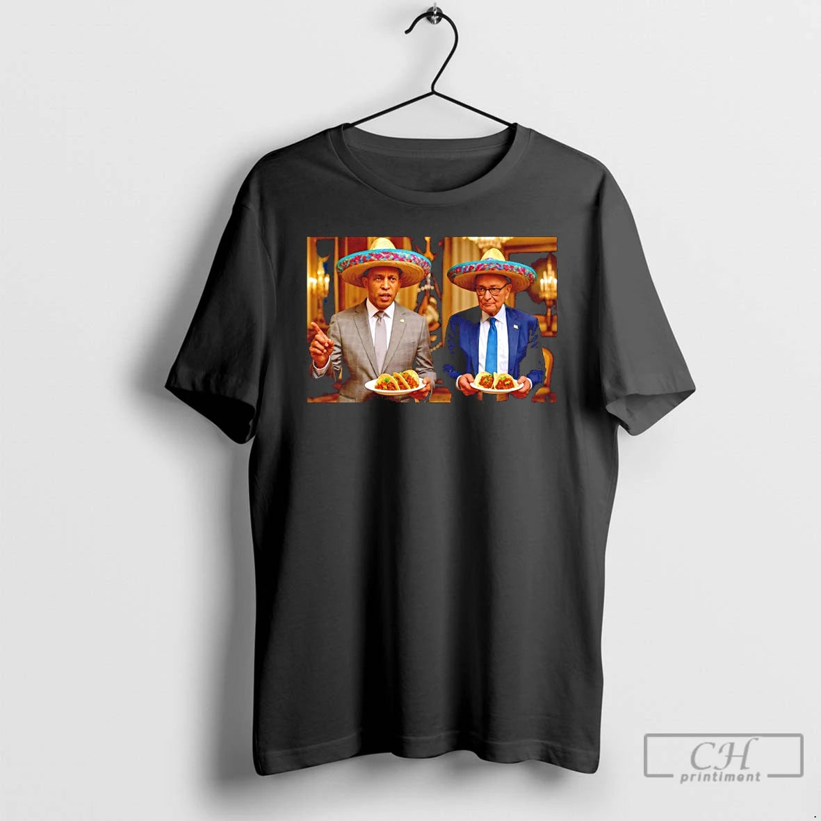 Classic Dem Leader Hakeem Jeffries Serving Taco T Shirts Hoodie, Sweatshirt | InkNestWear.com