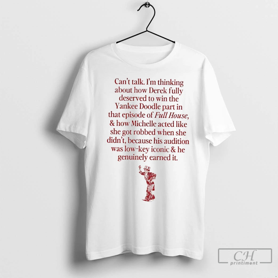 Classic Derek Really Deserved That Yankee Doodle Part In Full House T-Shirts, Hoodie, Sweatshirt | InkNestWear.com