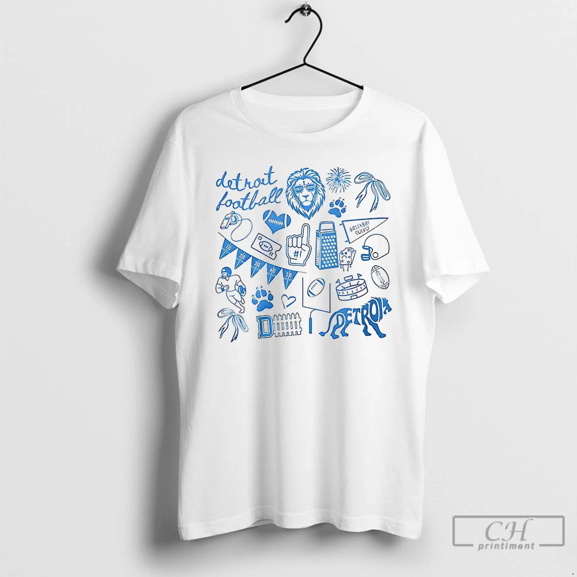 Classic Detroit Lions Football Go Lions Icon T Shirts Hoodie, Sweatshirt | InkNestWear.com