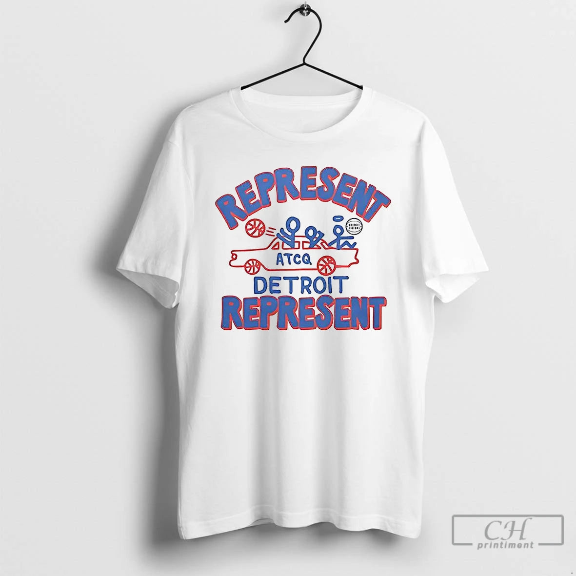 Classic Detroit Pistons Nba Represent Stickman T Shirts Hoodie, Sweatshirt | InkNestWear.com