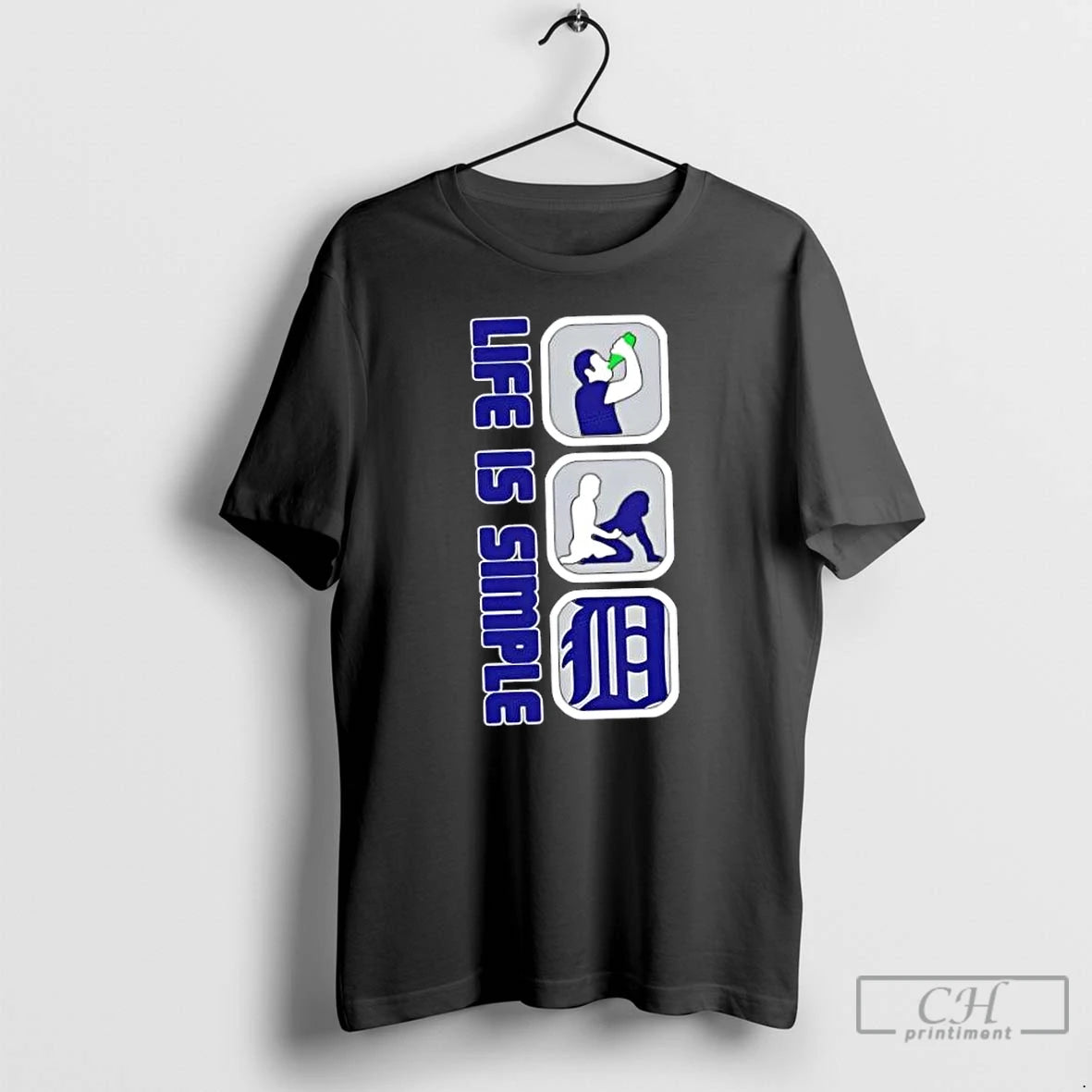 Classic Detroit Tigers Baseball Life Is Simple T Shirts Hoodie, Sweatshirt | InkNestWear.com