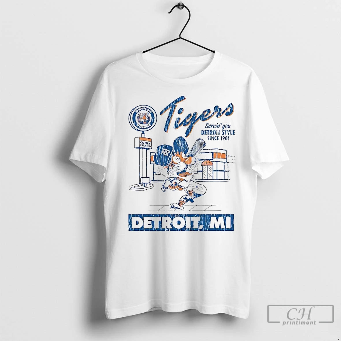 Classic Detroit Tigers Serving You Detroit Style Since 1901 T-Shirts, Hoodie, Sweatshirt | InkNestWear.com