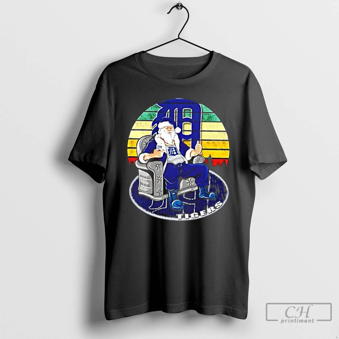 Classic Detroit Tigers X Santa Claus Christmas Vintage T Shirts Hoodie, Sweatshirt | InkNestWear.com