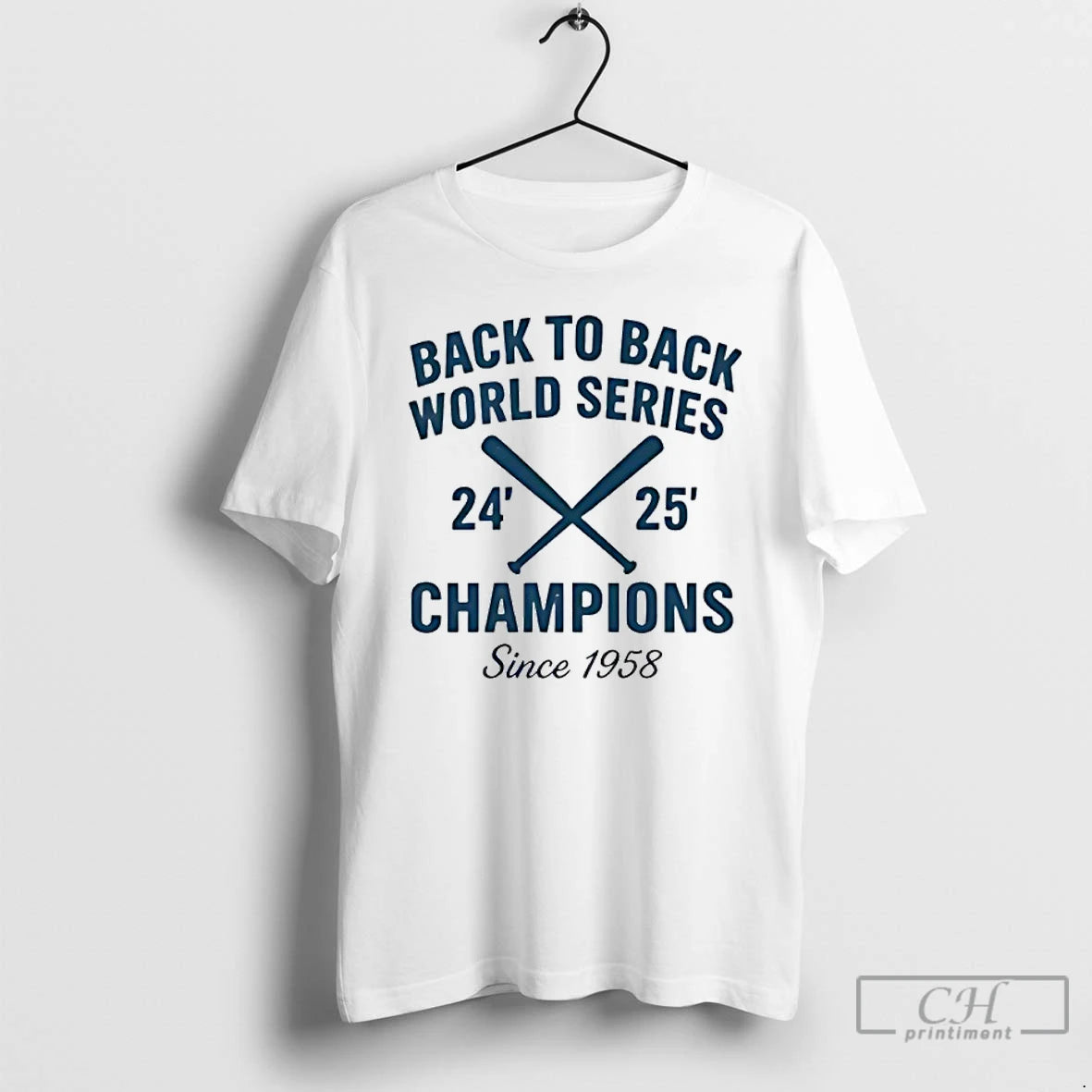 Classic Dodgers 24 25 Back To Back World Series Champions Since 1958 T Shirts Hoodie, Sweatshirt | InkNestWear.com