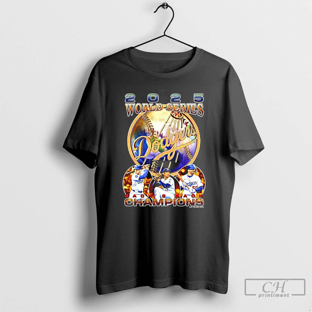 Classic Dodgers Back 2 Back 2025 World Series Champions 90s Vintage T Shirts Hoodie, Sweatshirt | InkNestWear.com