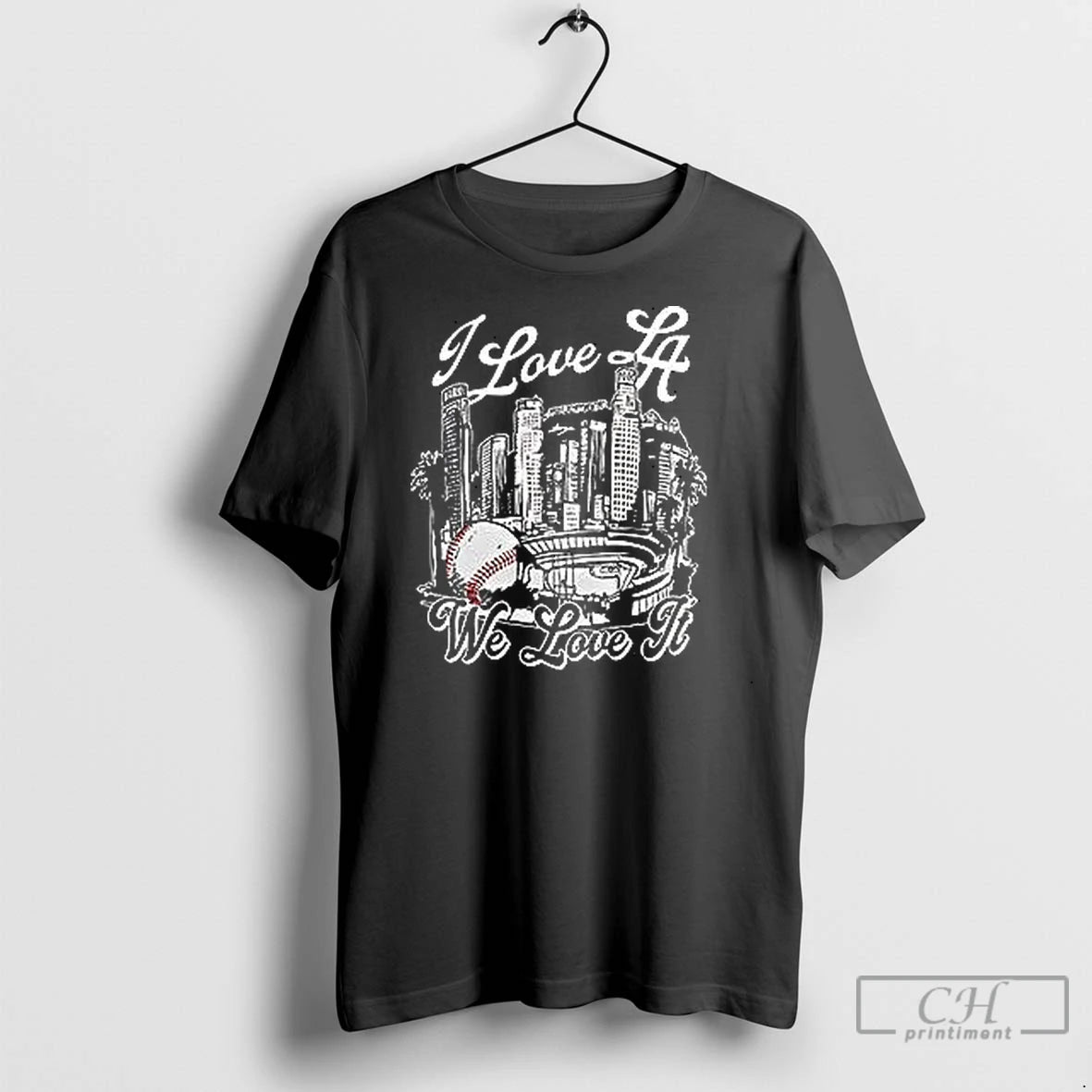 Classic Dodgers World Series Champions I Love La Skyline T-Shirts, Hoodie, Sweatshirt | InkNestWear.com