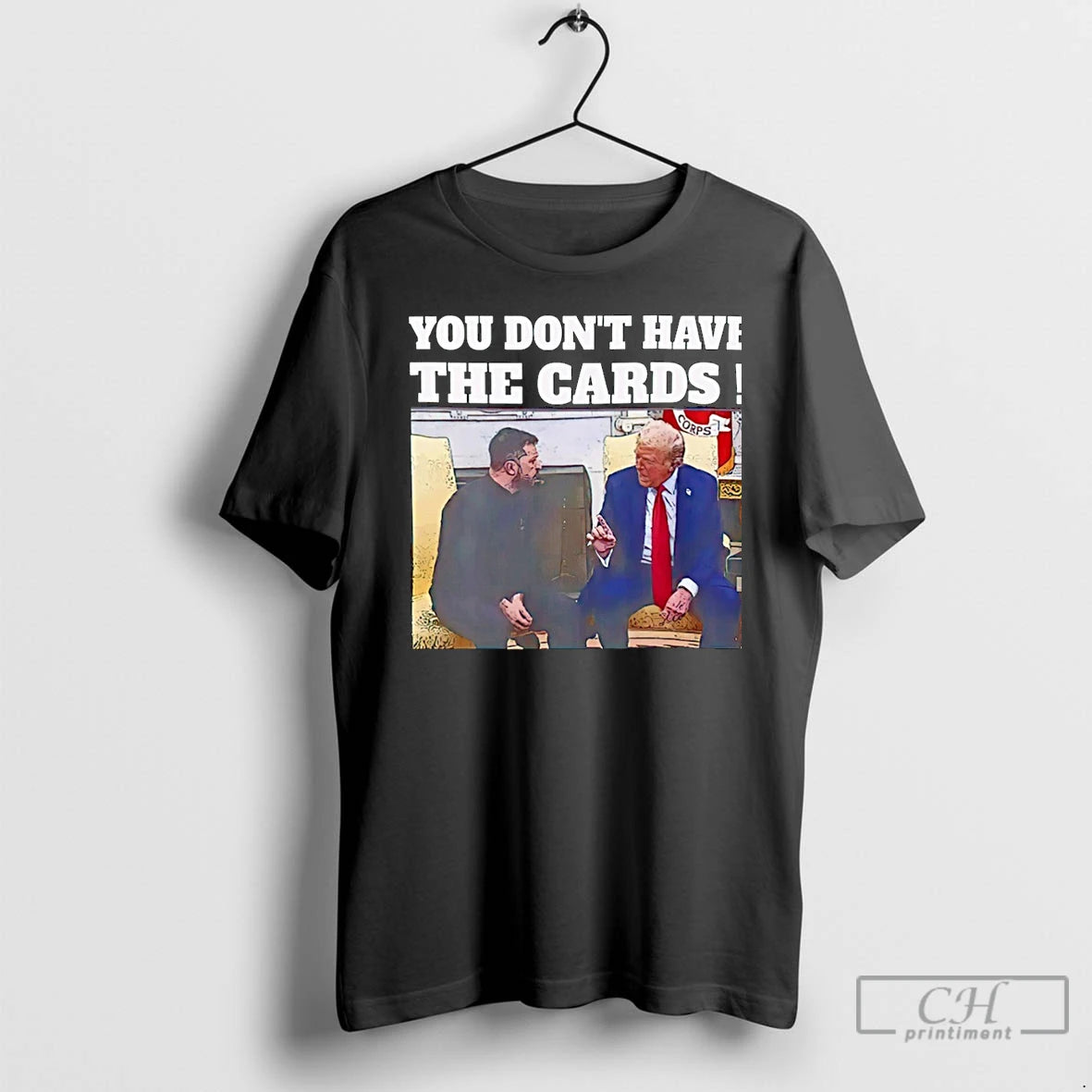 Classic Donald Trump And Zelensky You Dont Have The Cards Christmas T Shirts Hoodie, Sweatshirt | InkNestWear.com