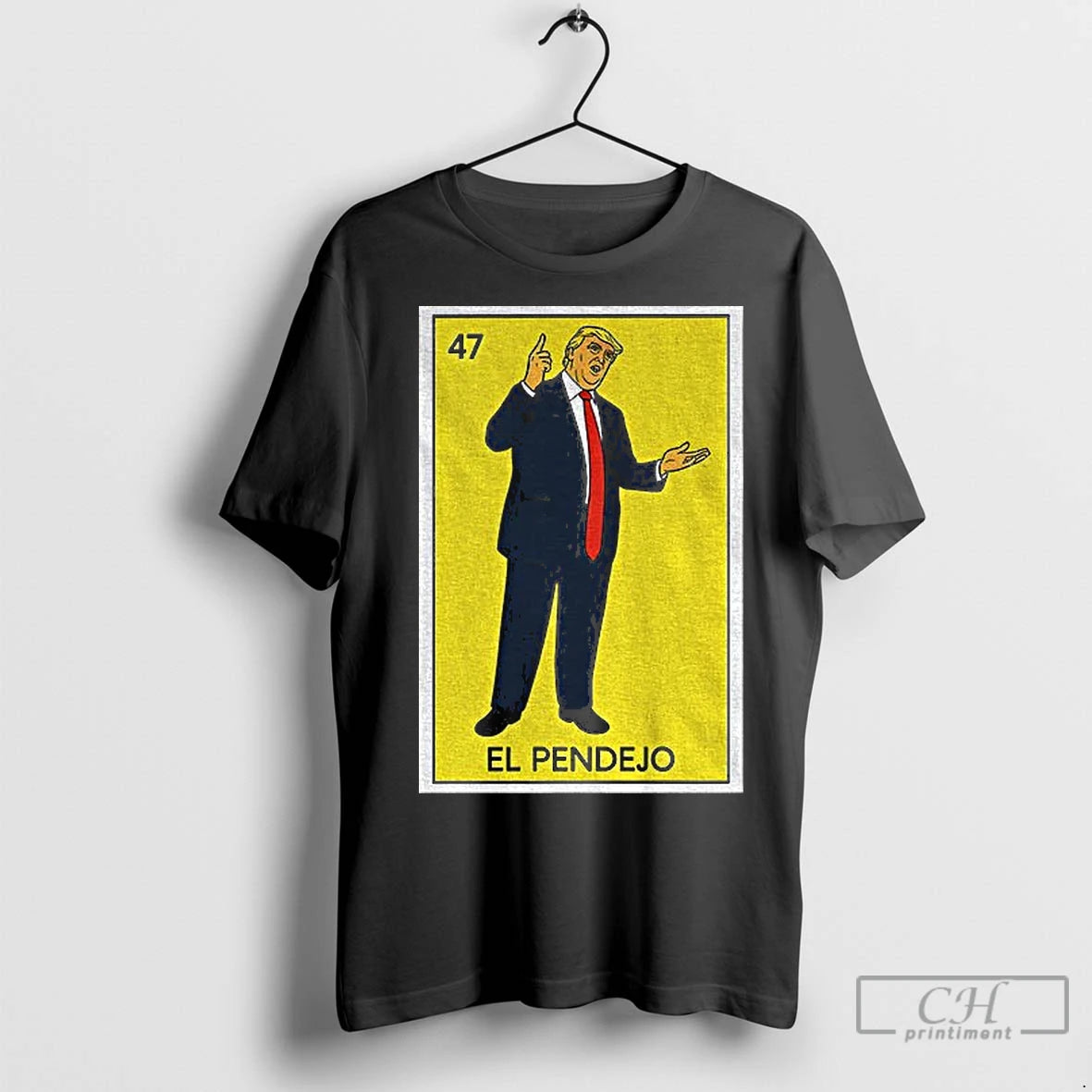 Classic Donald Trump El Pendejo 47 Card Cartoon T-Shirts, Hoodie, Sweatshirt | InkNestWear.com