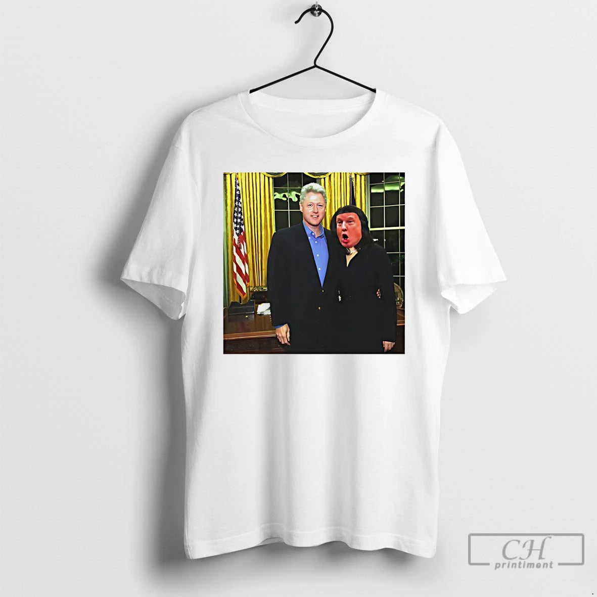 Classic Donica Lewinsky Bill Clinton Car Magne Trump Meme T-Shirts, Hoodie, Sweatshirt | InkNestWear.com