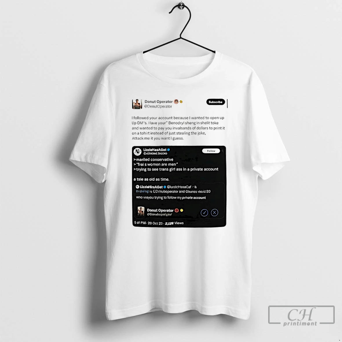 Classic Donut Operator I Followed Your Account Because I Wanted To Open Up Up Dms T-Shirts, Hoodie, Sweatshirt