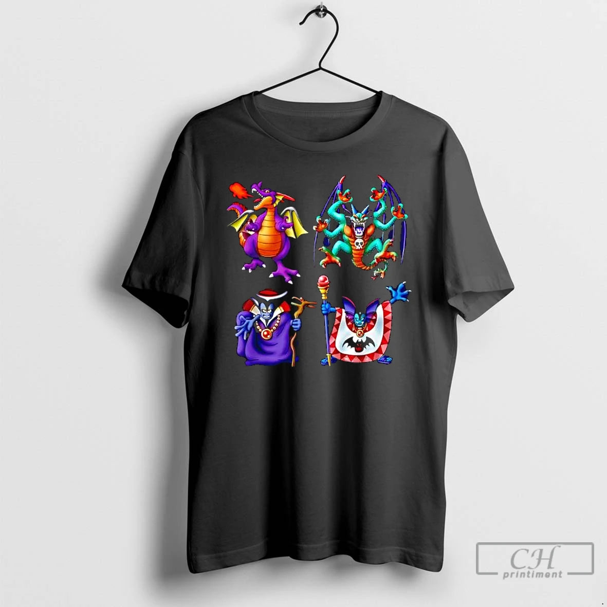Classic Dragon Quest I Ii Hd 2d Remake Boss Monsters T Shirts Hoodie, Sweatshirt | InkNestWear.com