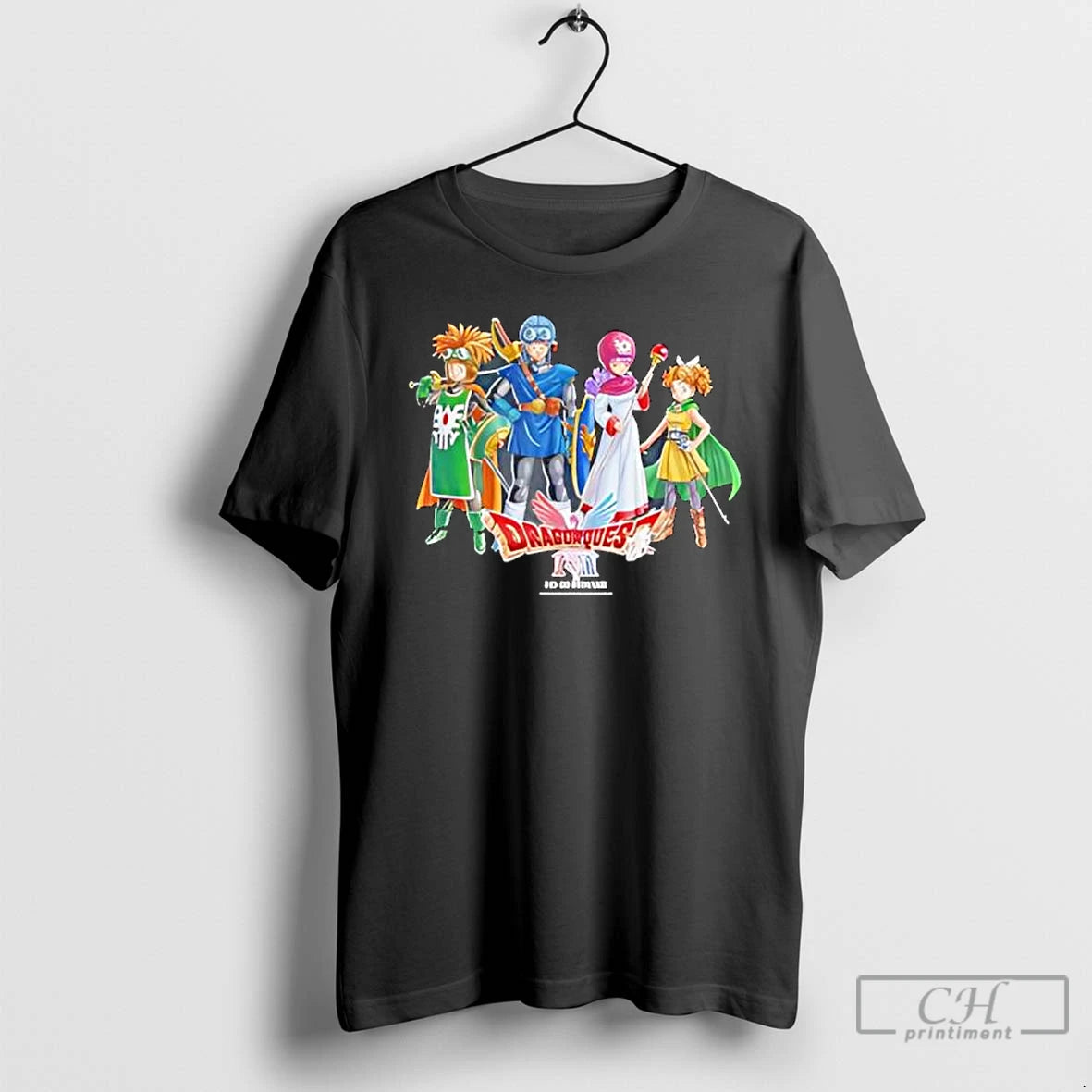 Classic Dragon Quest I Ii Hd 2d Remake Heroes Art T Shirts Hoodie, Sweatshirt | InkNestWear.com