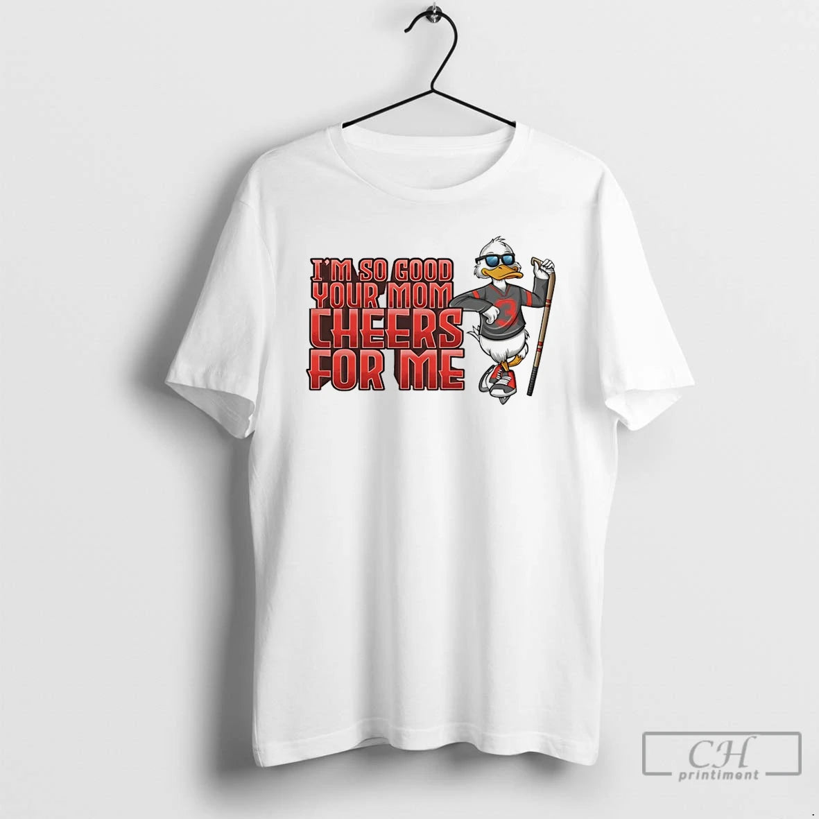 Classic Duck Im So Good Your Mom Cheers For Me Nba 2025 26 Mascot T-Shirts, Hoodie, Sweatshirt | InkNestWear.com
