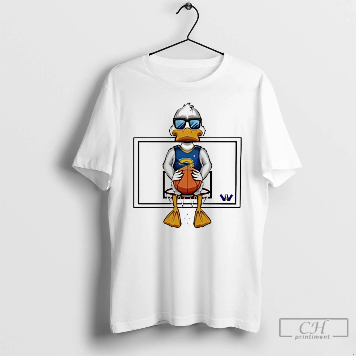 Classic Duck On Rim Nba 2025 26 Mascot T Shirts Hoodie, Sweatshirt | InkNestWear.com