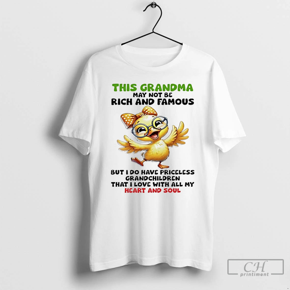 Classic Duck This Grandma May Not Be Rich And Famous But I Do Have Priceless T-Shirts, Hoodie, Sweatshirt | InkNestWear.com