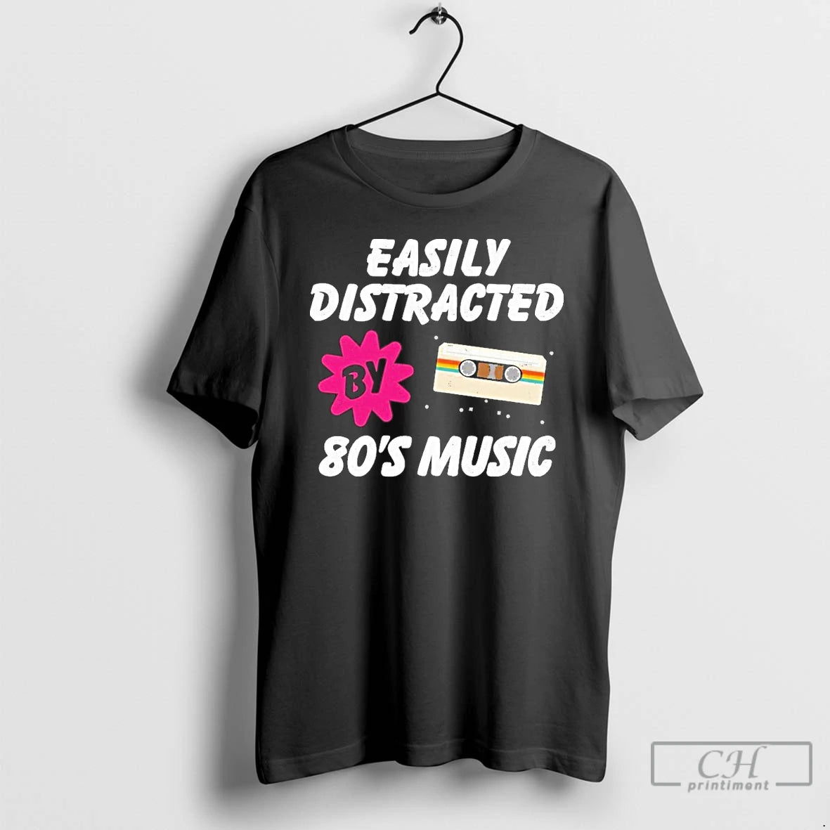 Classic Easily Distracted By 80s T-Shirts, Hoodie, Sweatshirt | InkNestWear.com