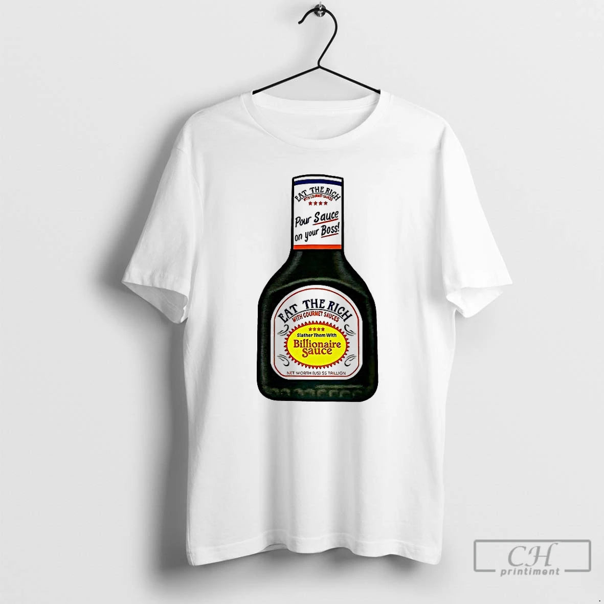 Classic Eat The Rich Pour Sauce On Your Boss Bbq Sauce T-Shirts, Hoodie, Sweatshirt | InkNestWear.com