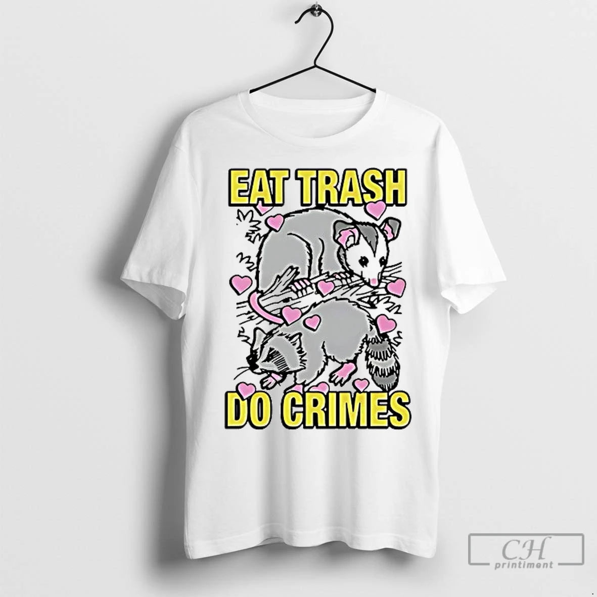 Classic Eat Trash Do Crimes Possum Raccoon T-Shirts, Hoodie, Sweatshirt | InkNestWear.com